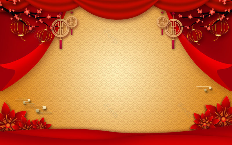 红色喜庆剪纸风中国风复古风2021背景,插画/手绘图,插画/手绘图库,插画/手绘图下载,插画/手绘